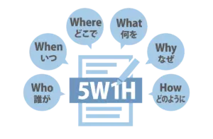 業務マニュアルの5W1H