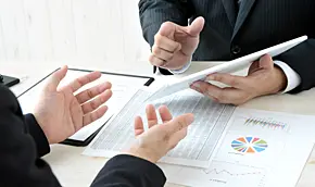 マニュアル制作の打ち合わせ